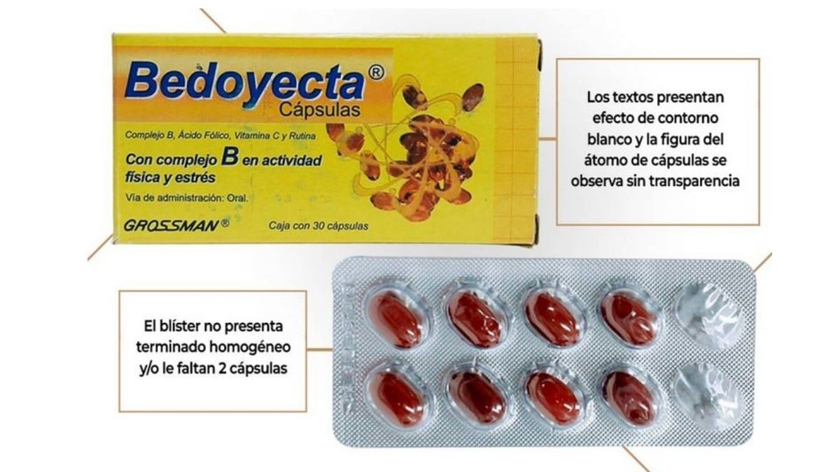 ¡Cuidado con la Bedoyecta!, advierten sobre falsificación