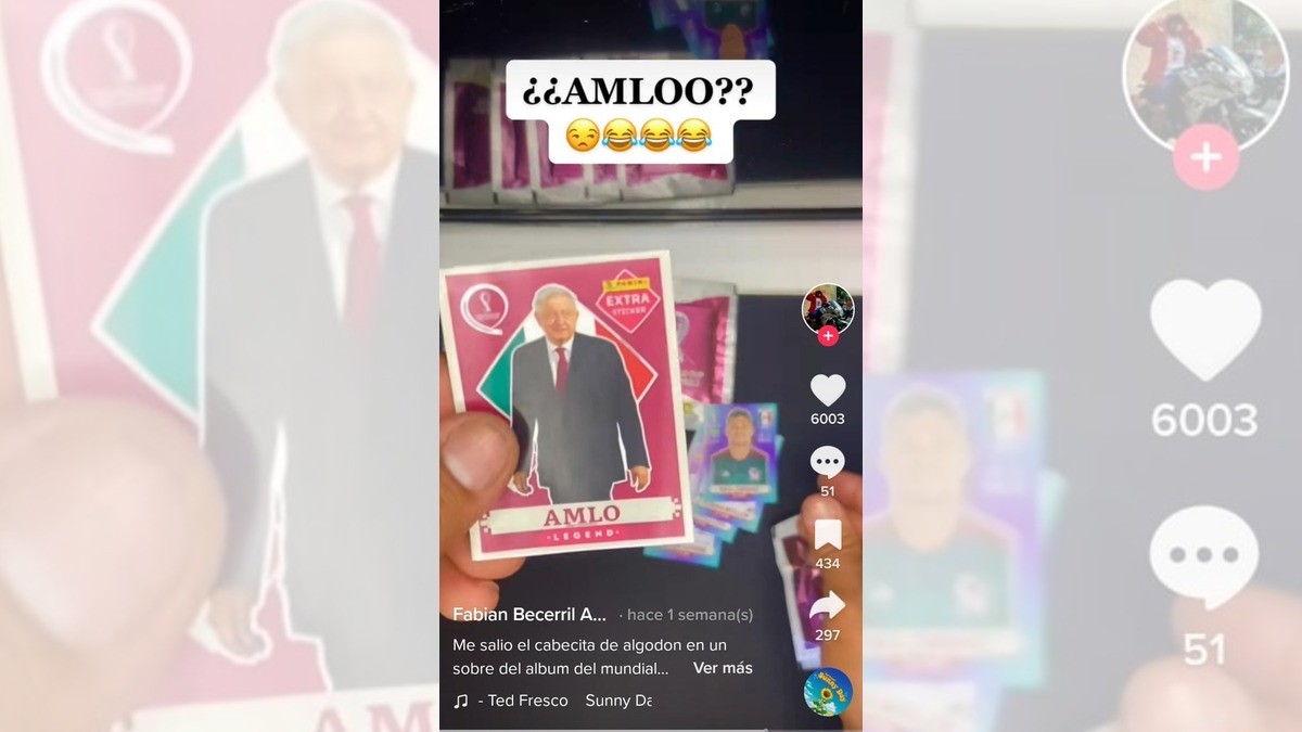 ¿Fichaje estrella? Joven encuentra estampa de AMLO