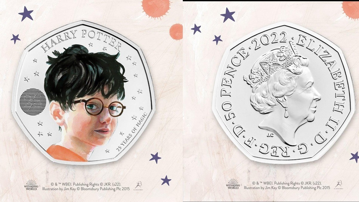 ¿Moneda de Harry Potter? ¡Sí, y con la cara de la reina Isabel!
