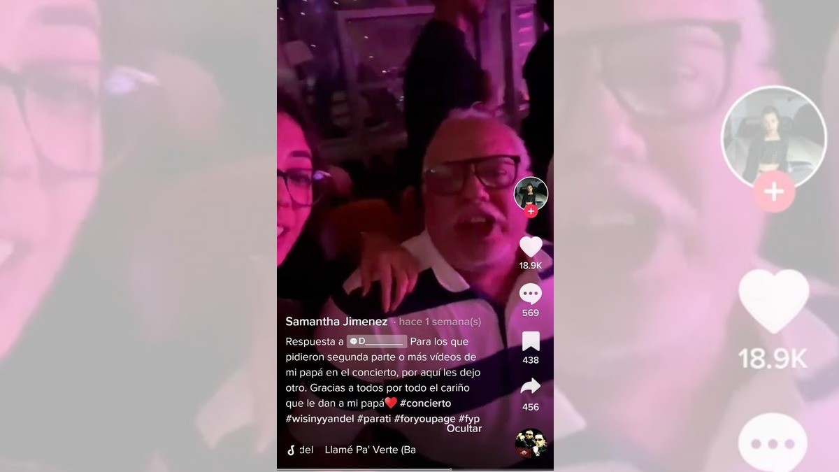 ¡Papá causa sensación durante concierto de reguetón!