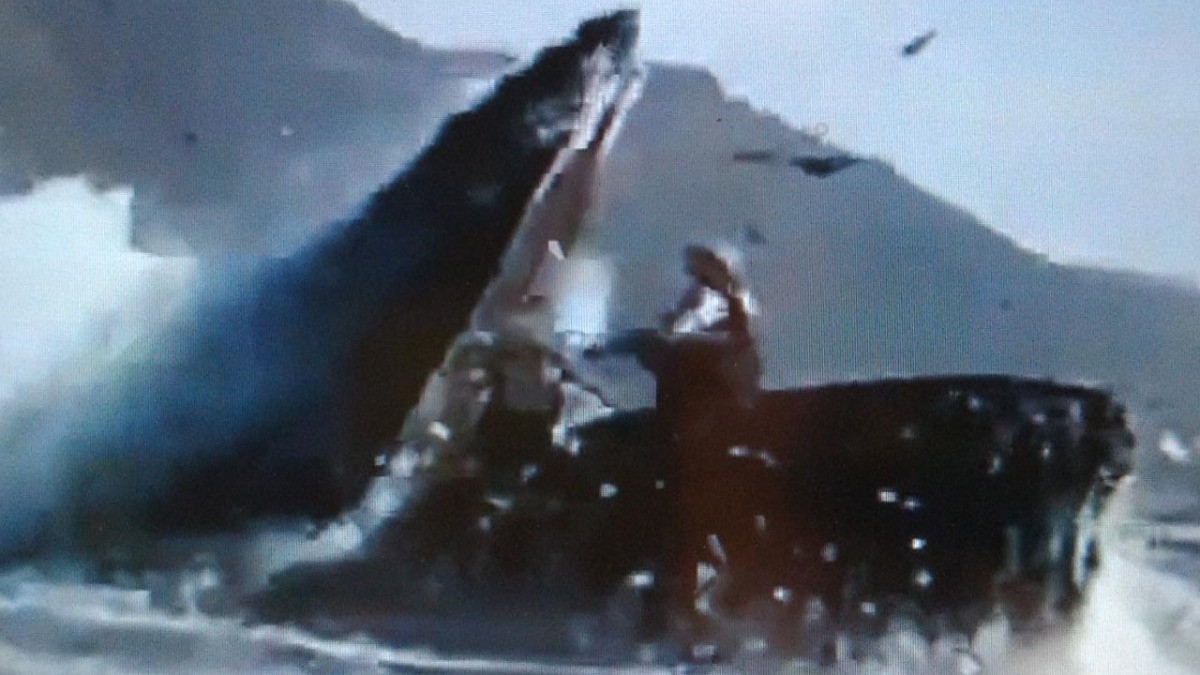 #VIDEO | Ballena se tragó a dos mujeres, y luego ¡las escupió completas!