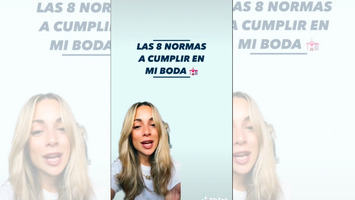 ¡Novia pone reglas para poder acudir a su boda!