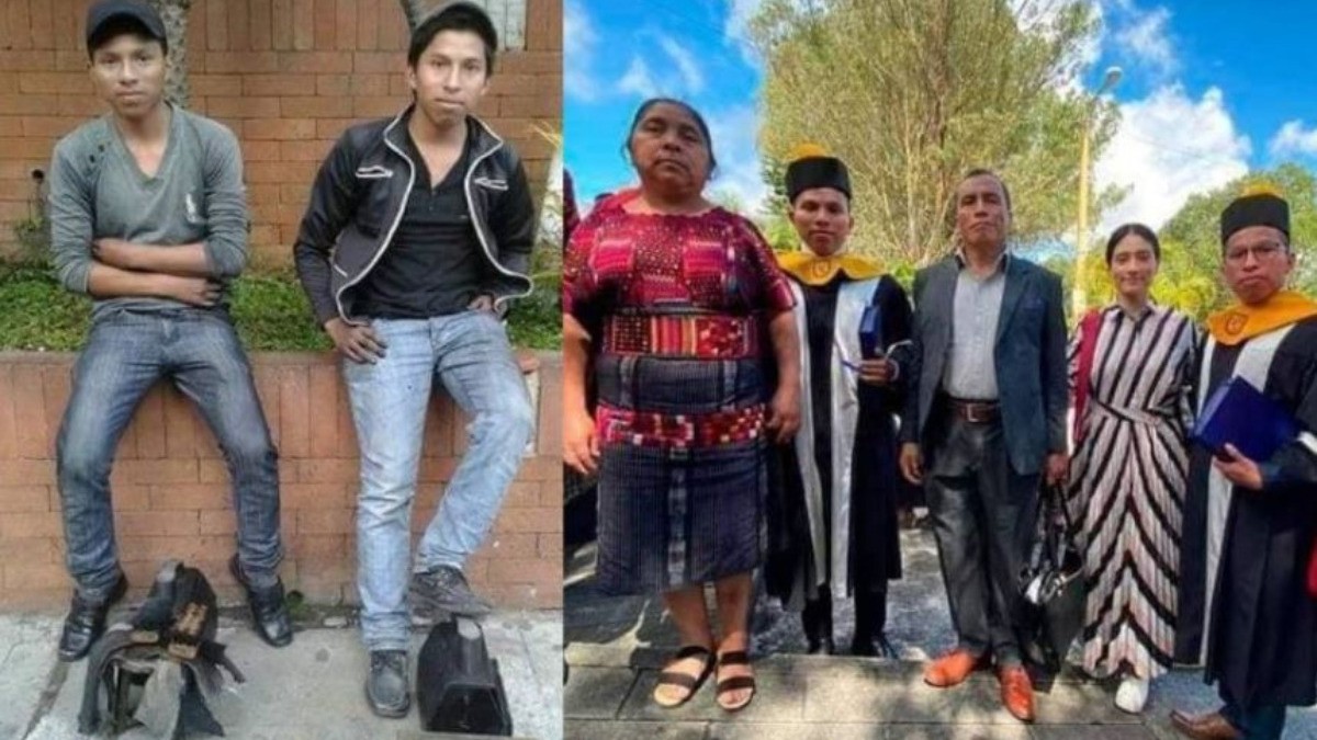 Costearon sus estudios lustrando calzado; ¡ahora son enfermeros!