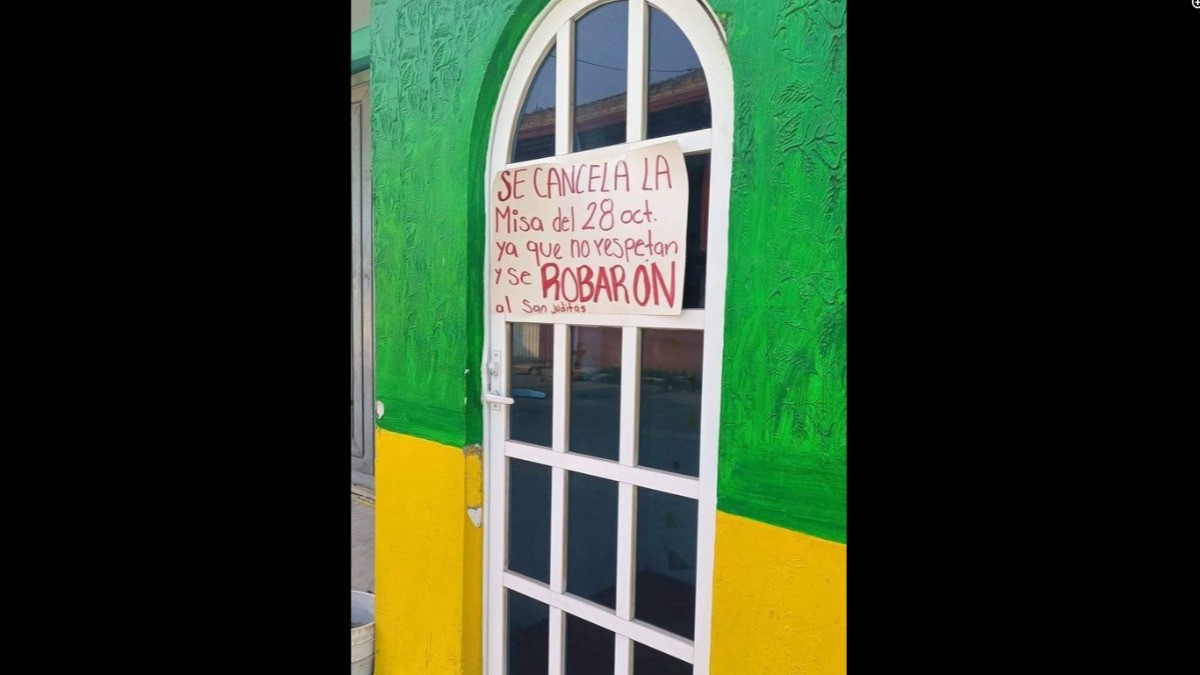 Ni a San Judas Tadeo respetan; ¡se lo roban antes de su festejo!