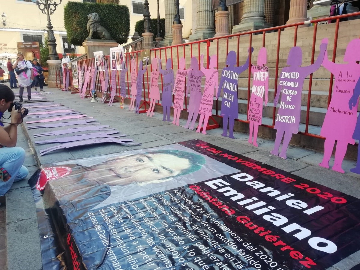 Madres de mujeres asesinadas se manifiestan en Guanajuato capital