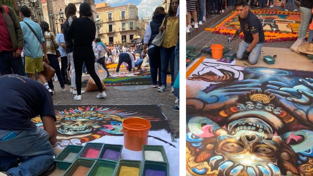 El ‘Tapete de la Muerte’, arte de Guanajuato para el mundo