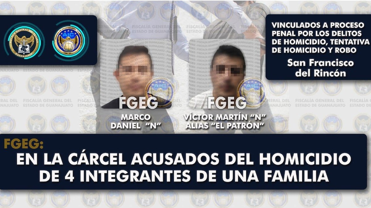 Capturan a los dos asesinos de familia en San Francisco del Rincón
