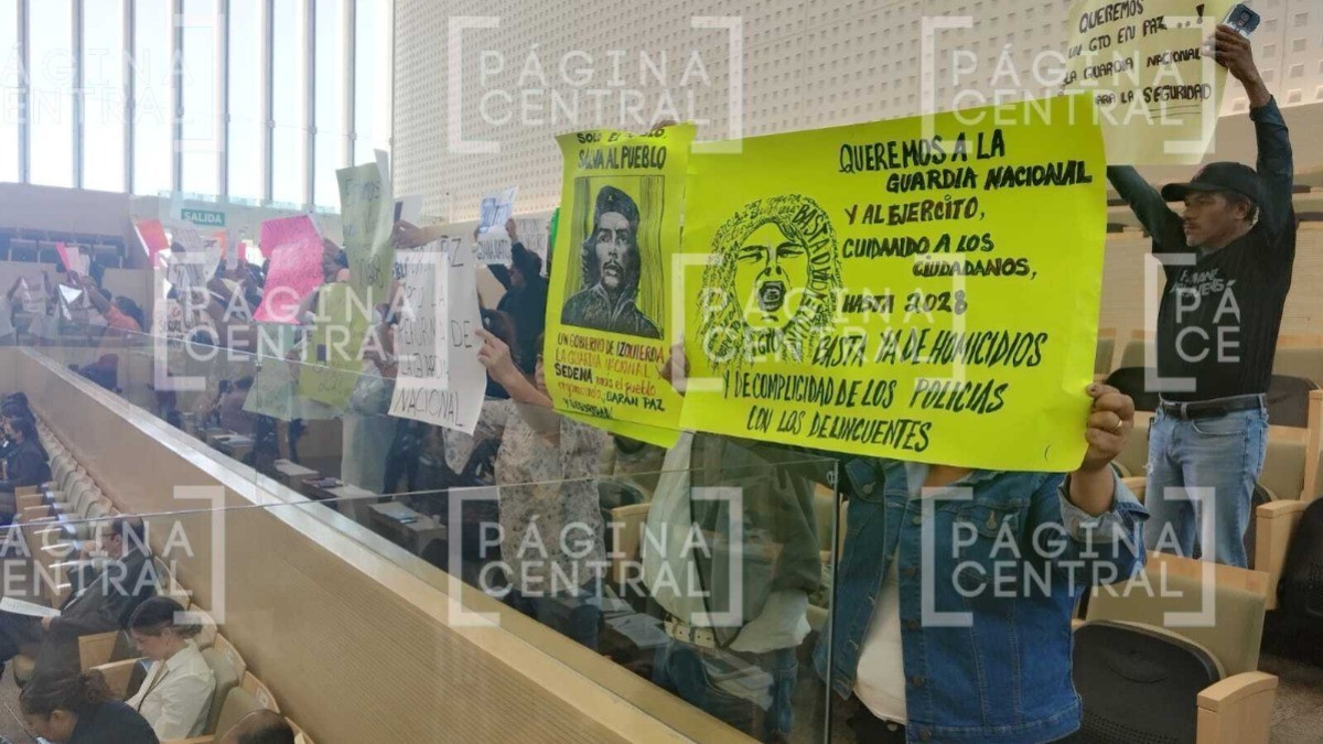 Discusión sobre GN en las calles, rompe con el orden en el Congreso