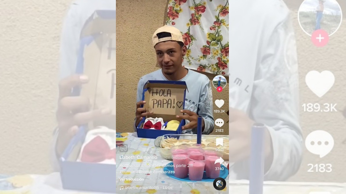 Joven se entera de que va a ser papá; ¡su reacción se hace viral!