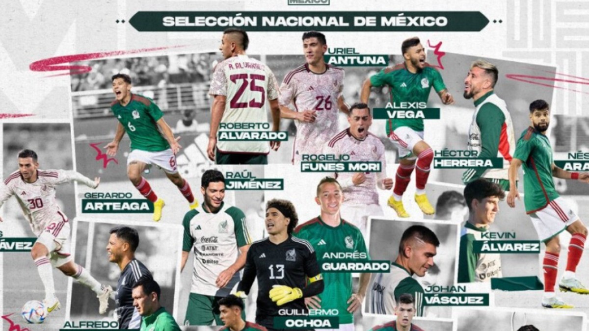 Listo el equipo de la Selección Mexicana para irse a Qatar 2022