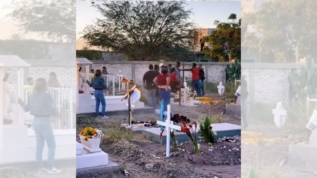 #Video Familia pelea por herencia, ¡dentro del panteón!