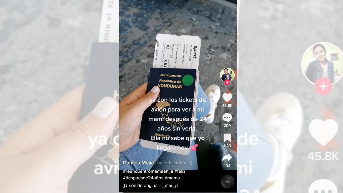 ¡Joven se reencuentra con su mamá tras 24 años!