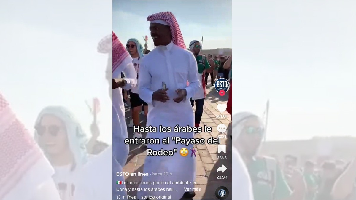 Árabes se suman a la fiesta mexicana, ¡y bailan Payaso del rodeo!