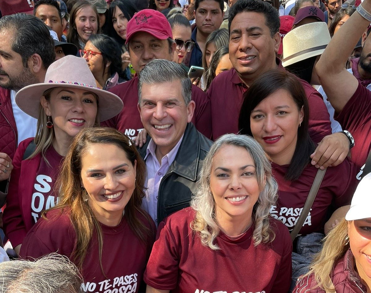 Morenistas de Guanajuato, presentes en la marcha