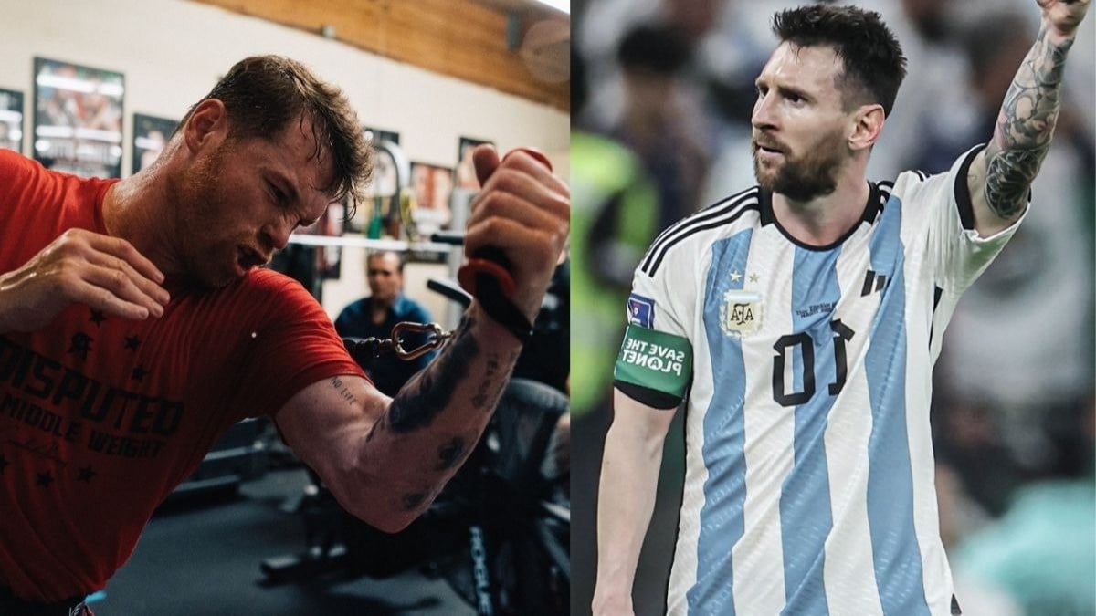 #VIDEO | ¿Canelo quiere ‘tiro’ con Messi?