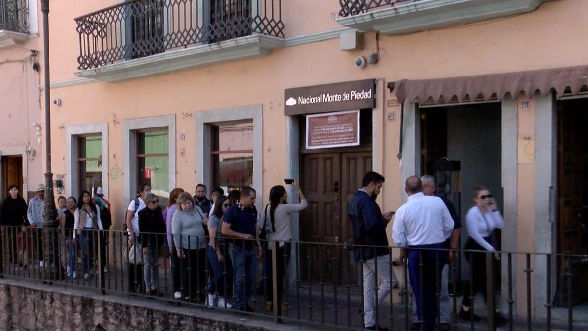 Cierran Monte de Piedad en la capital