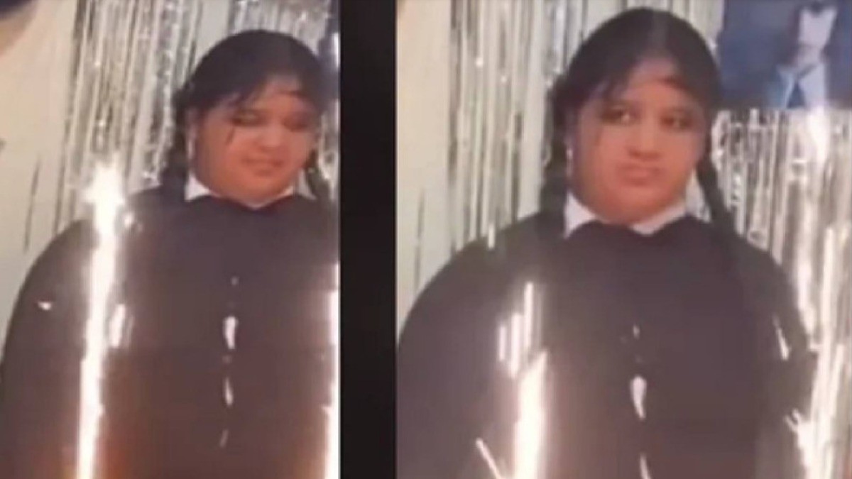 ¡Cumpleañera es 'poseída' por Merlina!