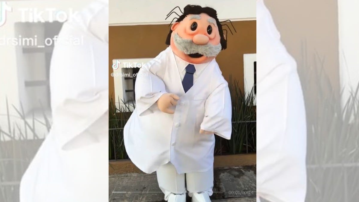 Dr. Simi hace Merlina Challenge y se viraliza