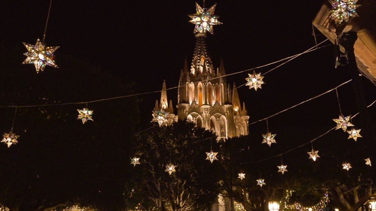 Con estrellas de latón, nochebuenas y luces, SMA embellece la navidad