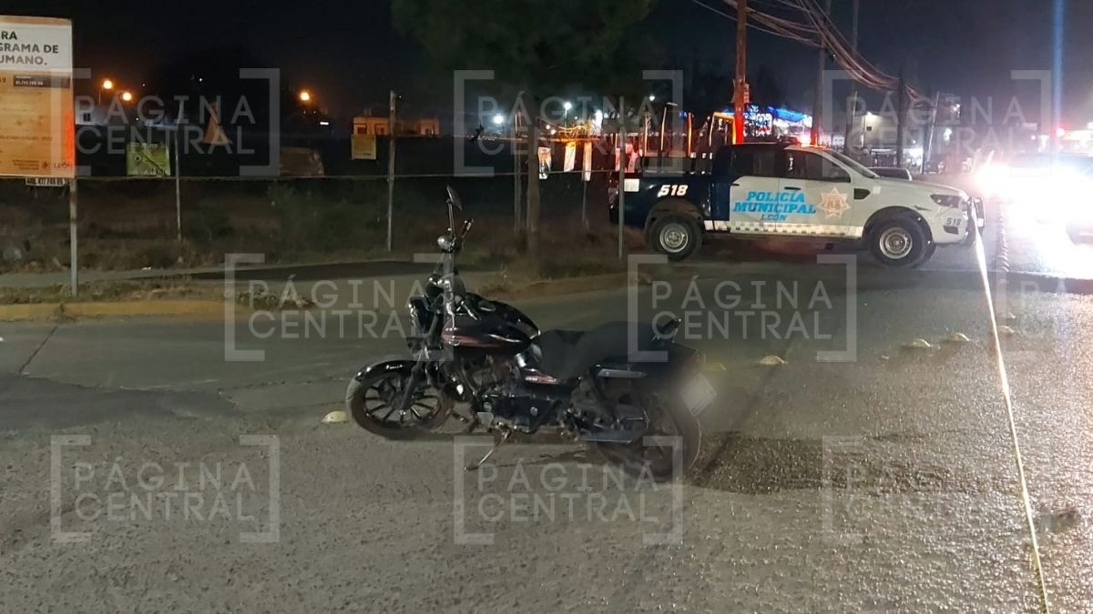 Balean a hombre que iba en moto chopper