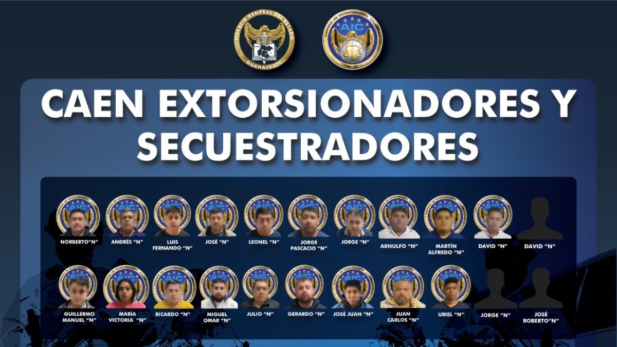 Cae extorsionadores y secuestradores