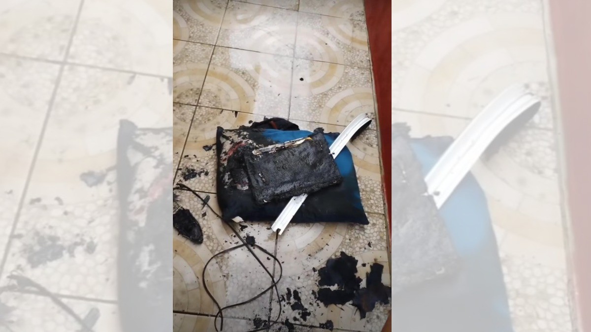 ¡Olvida desconectar la plancha y provoca incendio!