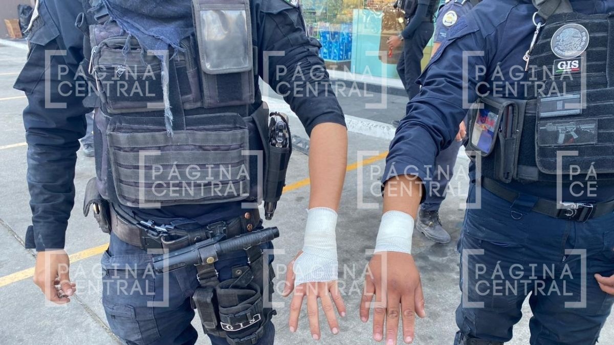 Lesionan a tres policías municipales en el relleno sanitario