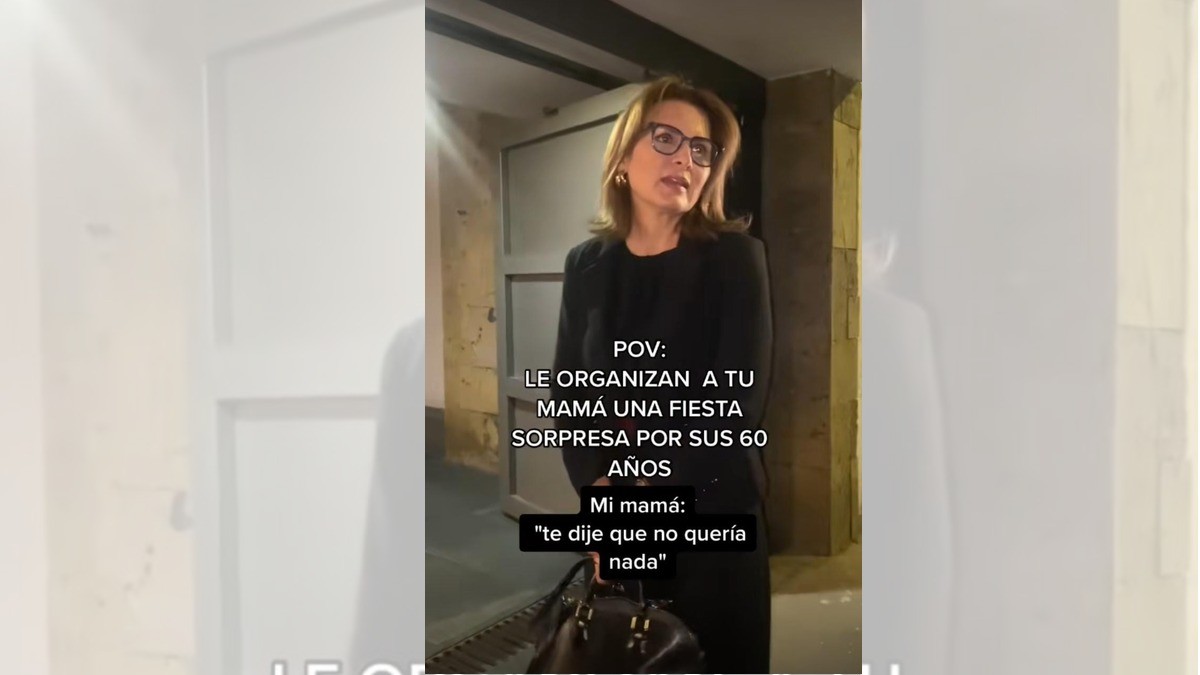 Le organiza fiesta sorpresa a su mamá; ¡ella se molesta!