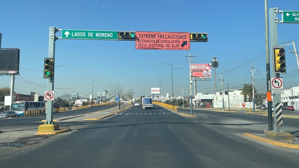 ¡Atención, modifican circulación en el bulevar Morelos!