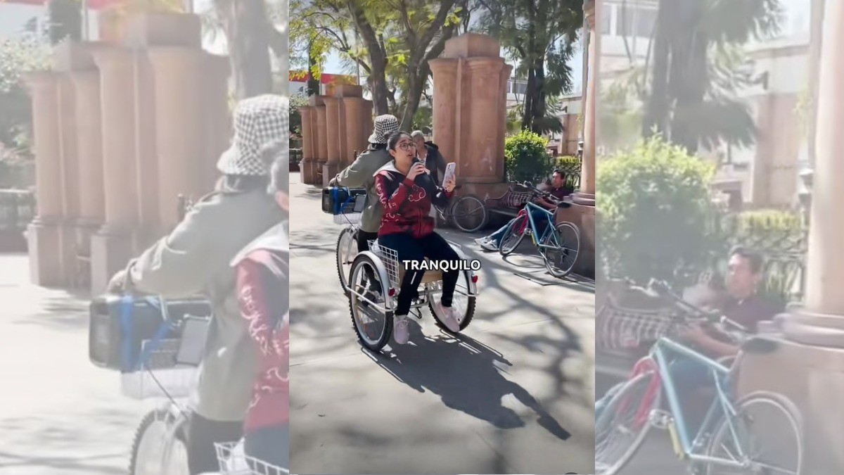 ¡Jóvenes invitan a “echarse un palomazo” en la bici karaoke!