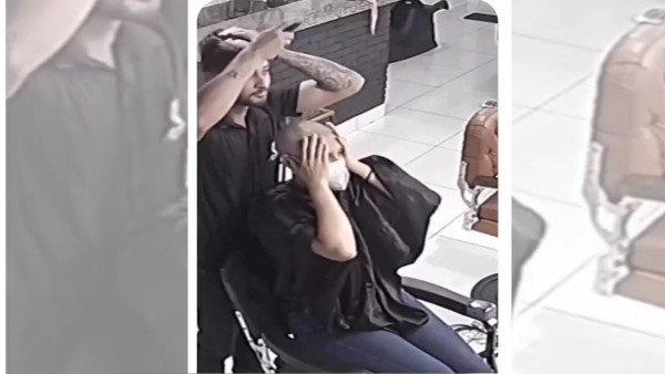 Estilista se solidariza con cliente, ¡y se rapa junto con ella!