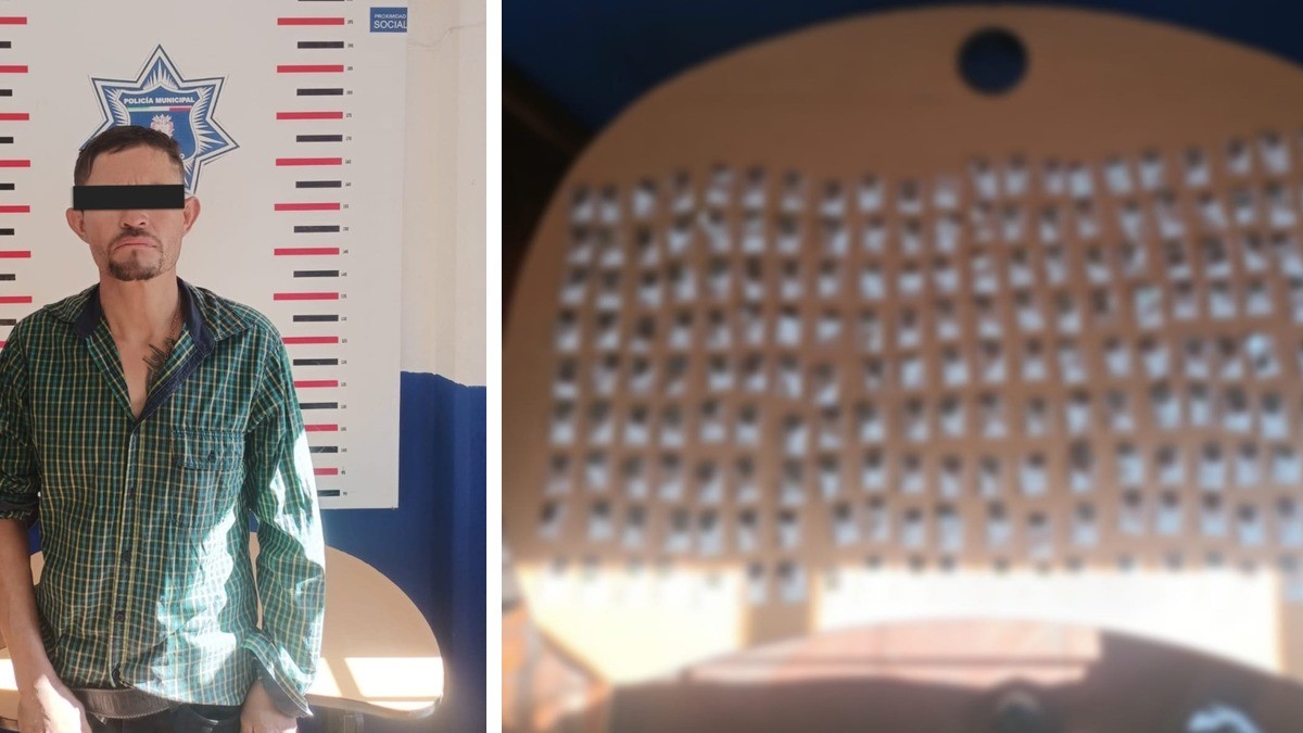 Cae capitalino con 200 dosis de ‘crystal’