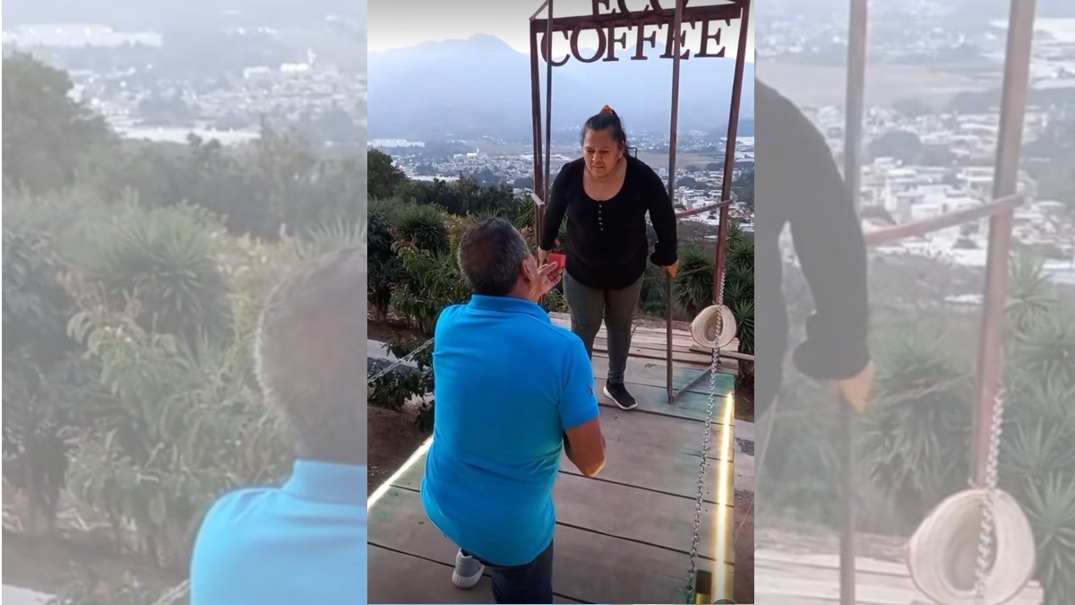 Tras varios años juntos, pareja logra comprometerse