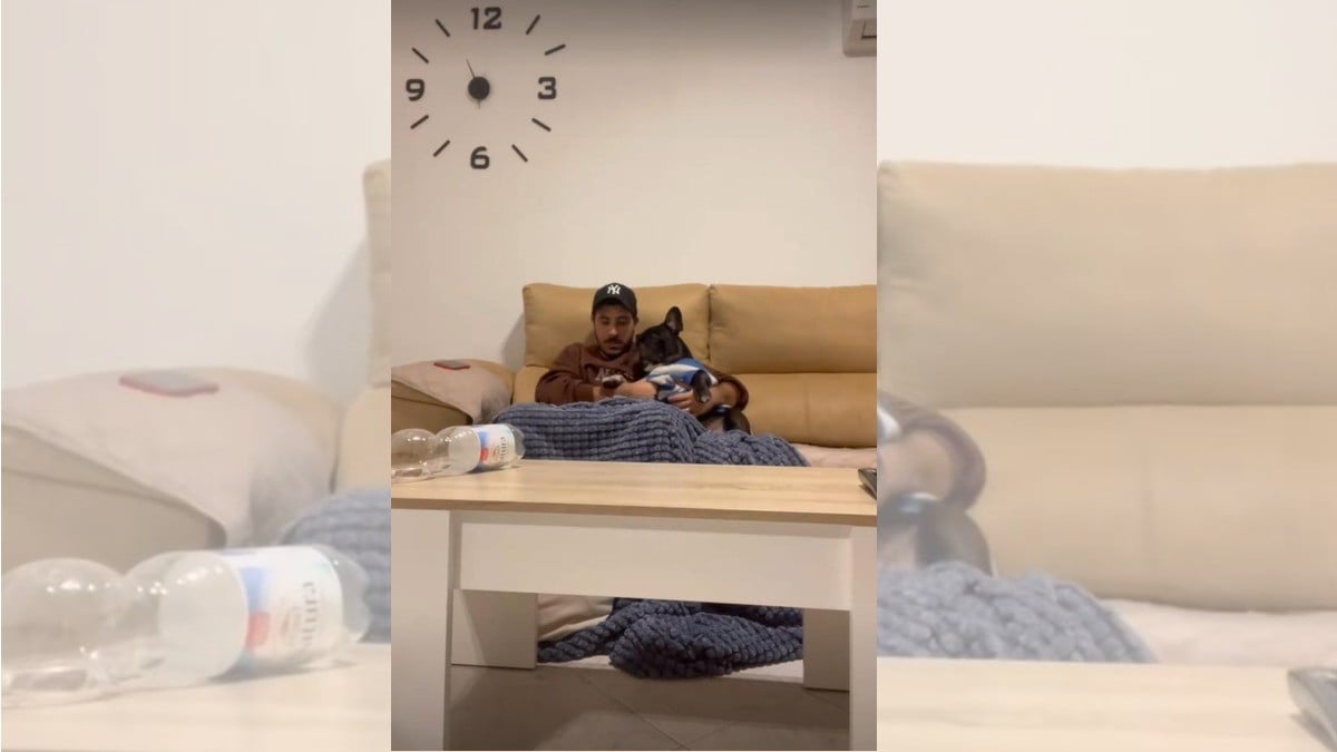 Mujer le juega broma a su novio; ¡Sale despavorido!