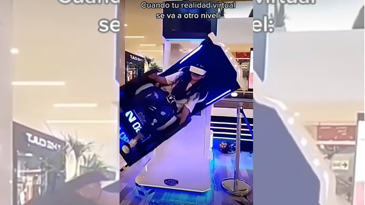 Juego de realidad virtual se sale de control y tira a usuaria