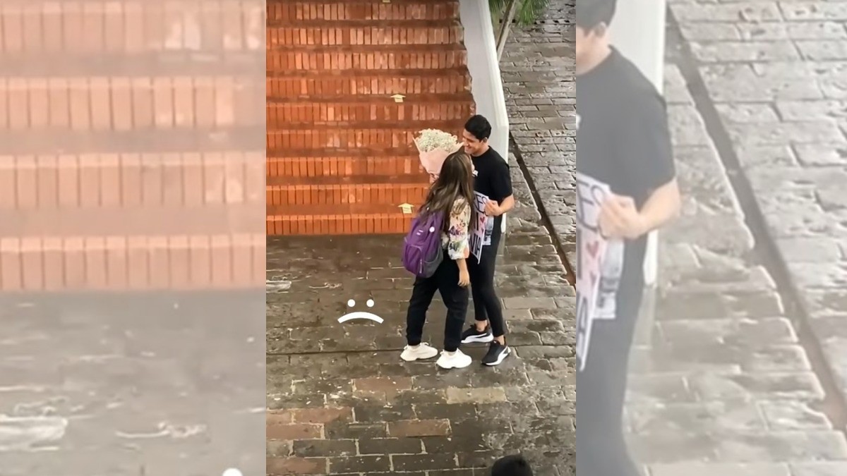 Hombre es bateado en público por la joven que le gustaba