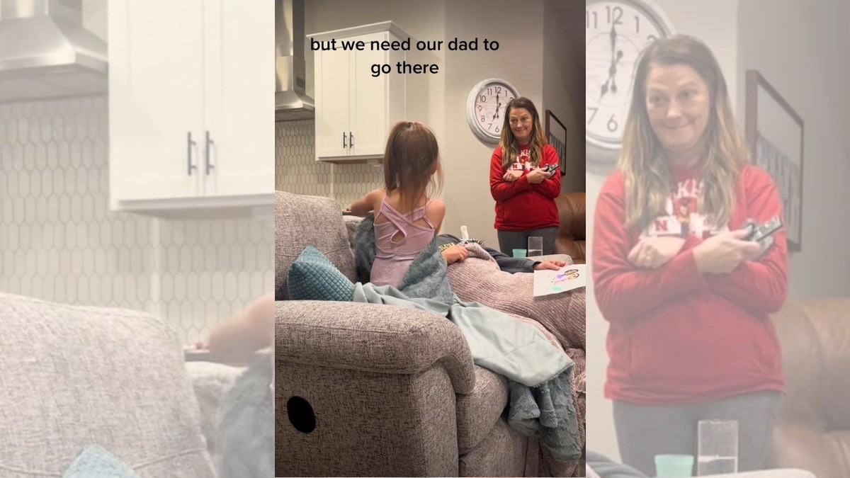 Pequeña enternece al invitar a su abuelo a baile de San Valentín