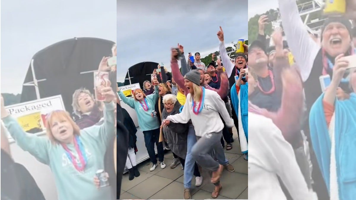 #Video Abuela “sale disparada” durante revelación de género