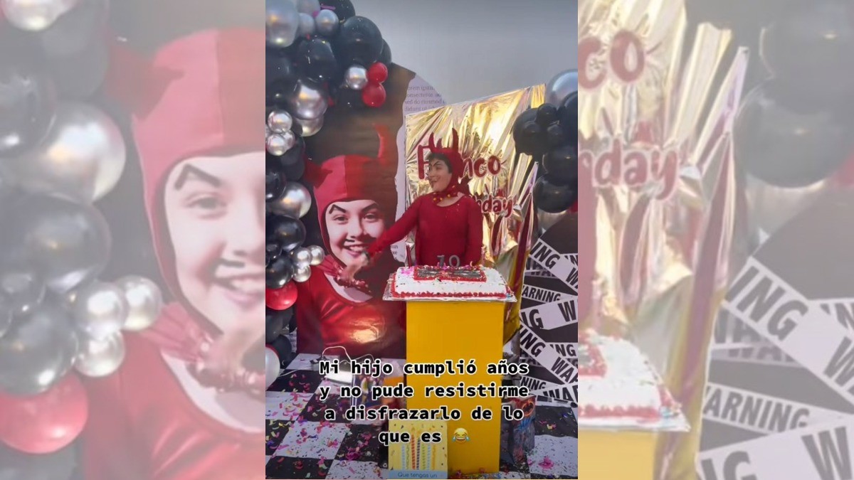 Niño celebra su cumpleaños al estilo “Mi pobre diablillo”