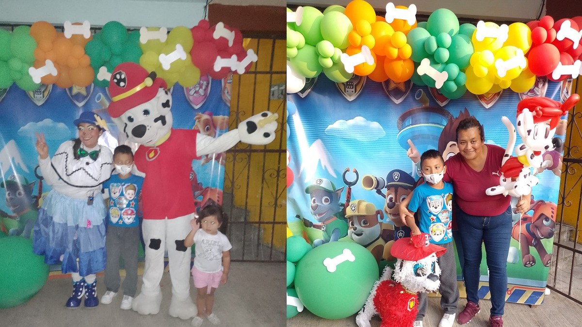 Niño cumple su deseo de festejar su cumpleaños con fiesta de Paw Patrol