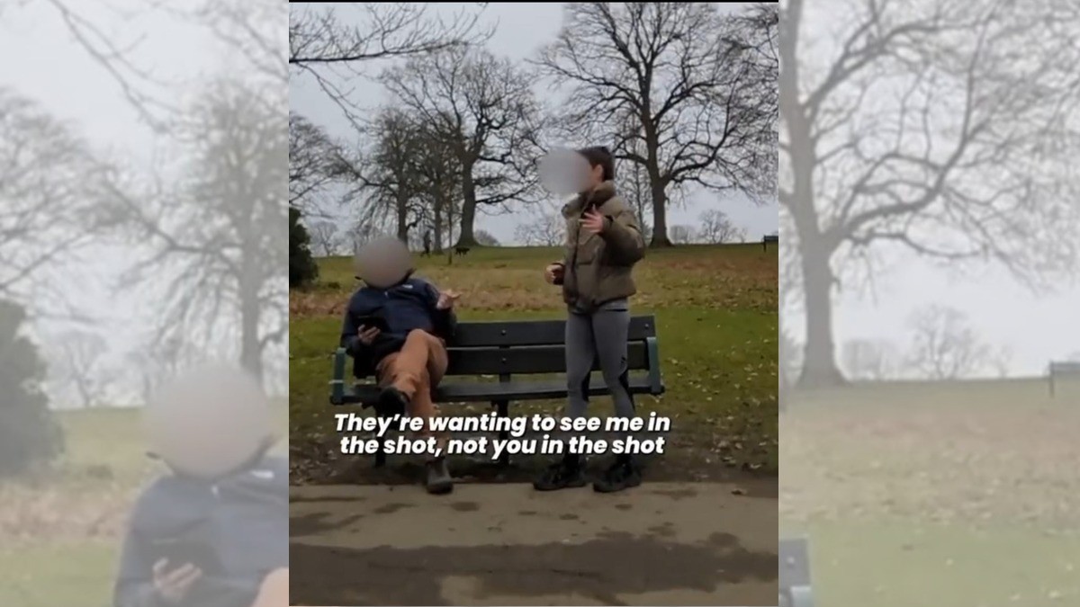 Influencer corre a persona del parque “porque le estorbaba en su video”
