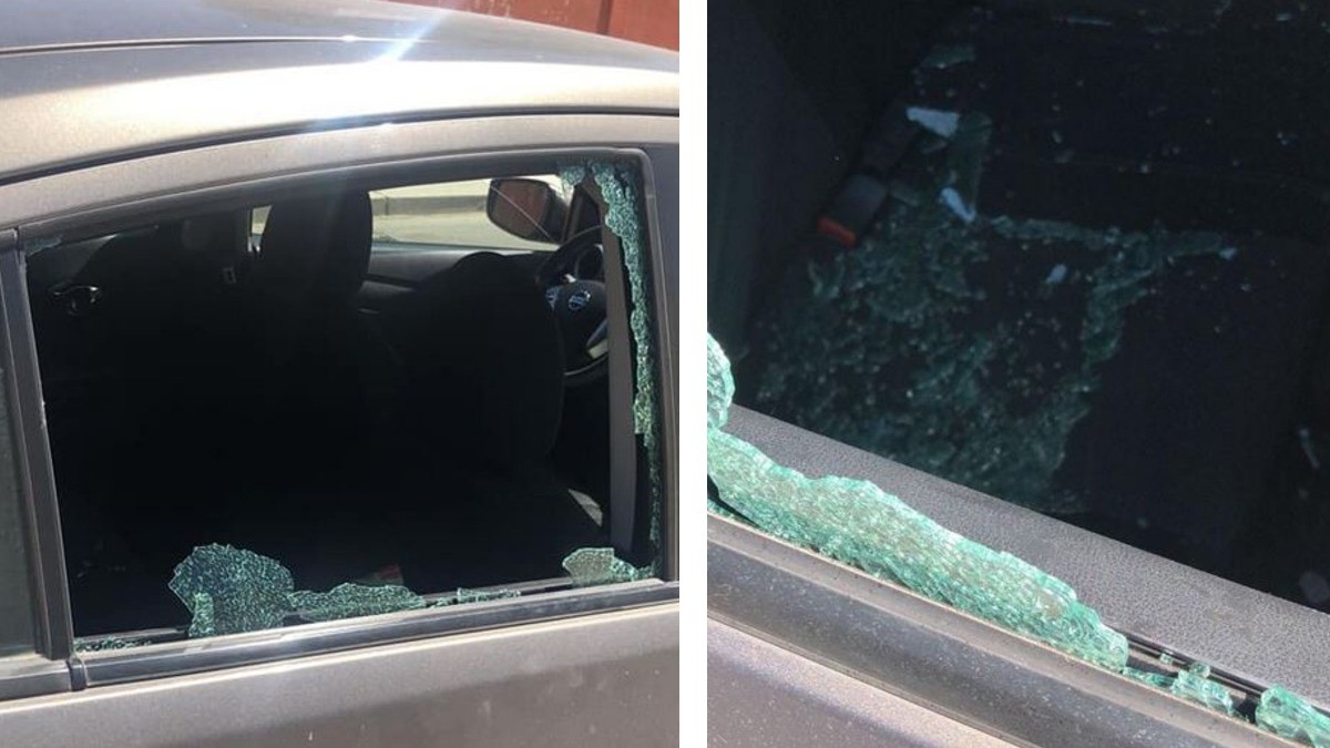 Cuidado al pasar por la Celaya – J. Rosas, ¡apedrean autos!