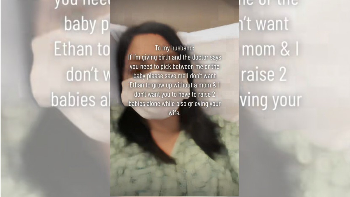 Prefiere mujer que la salven a ella antes que a su bebé