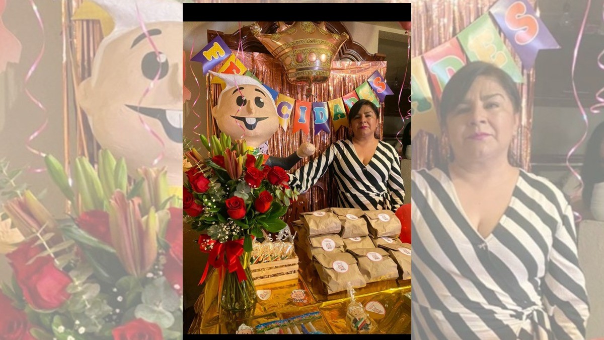 Señora celebra su cumpleaños con fiesta temática de AMLO