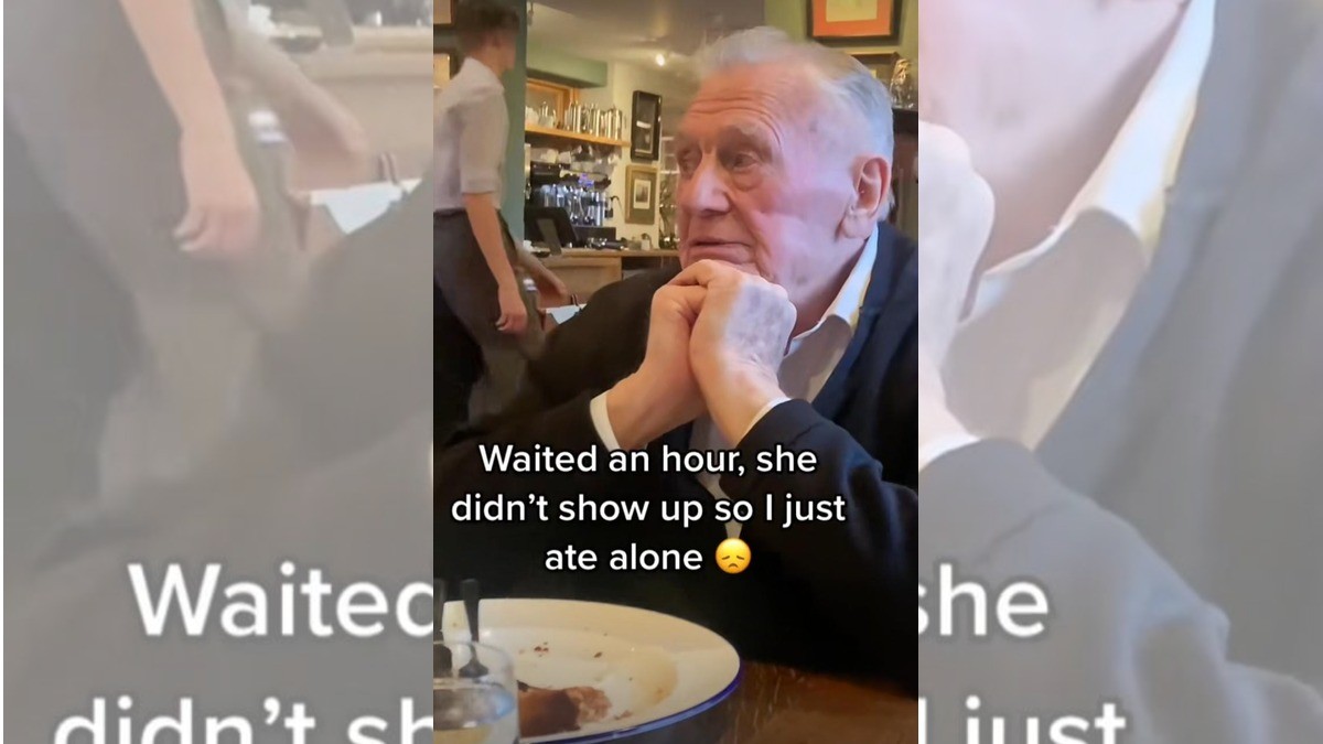 Dejan plantado a abuelito de 80 años en su primera cita