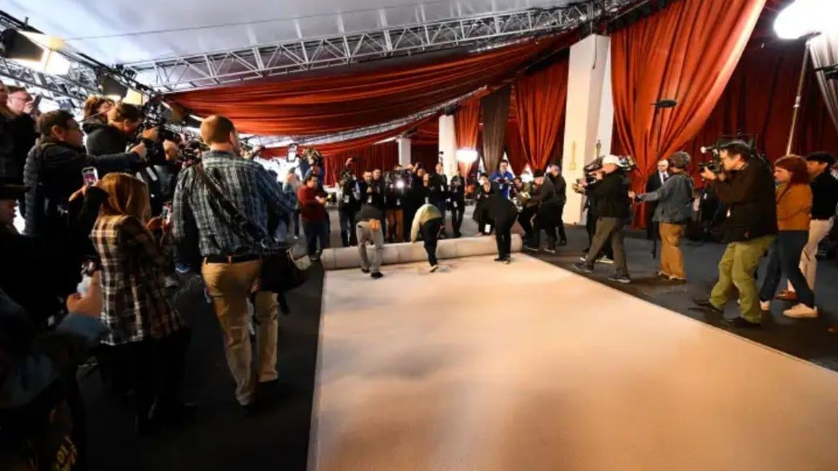 Adiós a la alfombra roja en los Oscar, ¡ahora será champán!