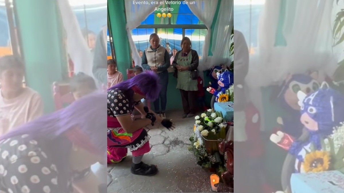 Payaso es contratado para actuar en un funeral de un niño