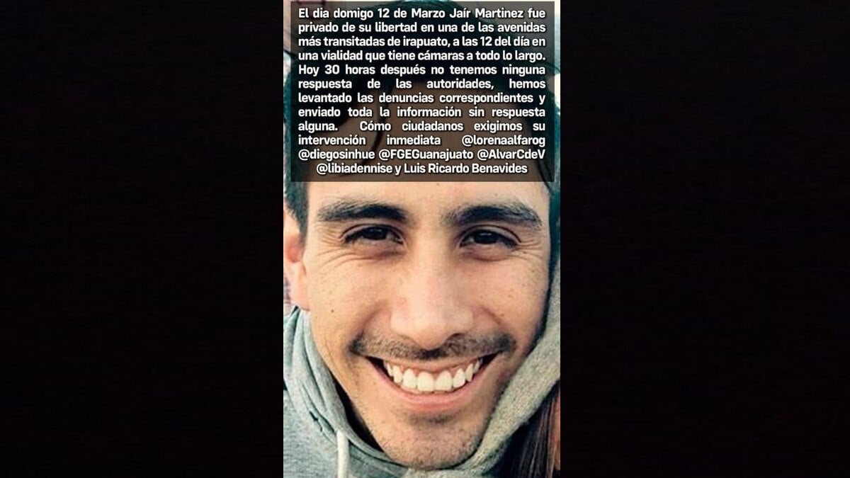 Buscan a Jair Edgar Antonio, fue sustraído en Irapuato