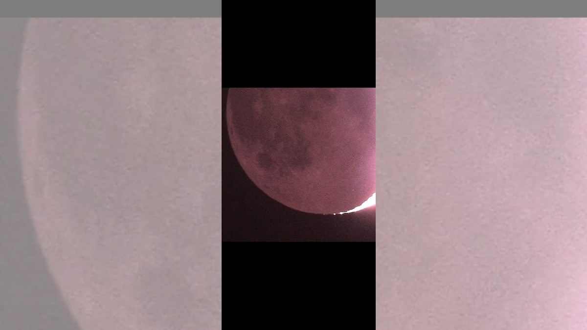 Astrónomo capta momento exacto en el que un meteorito se impacta contra la luna