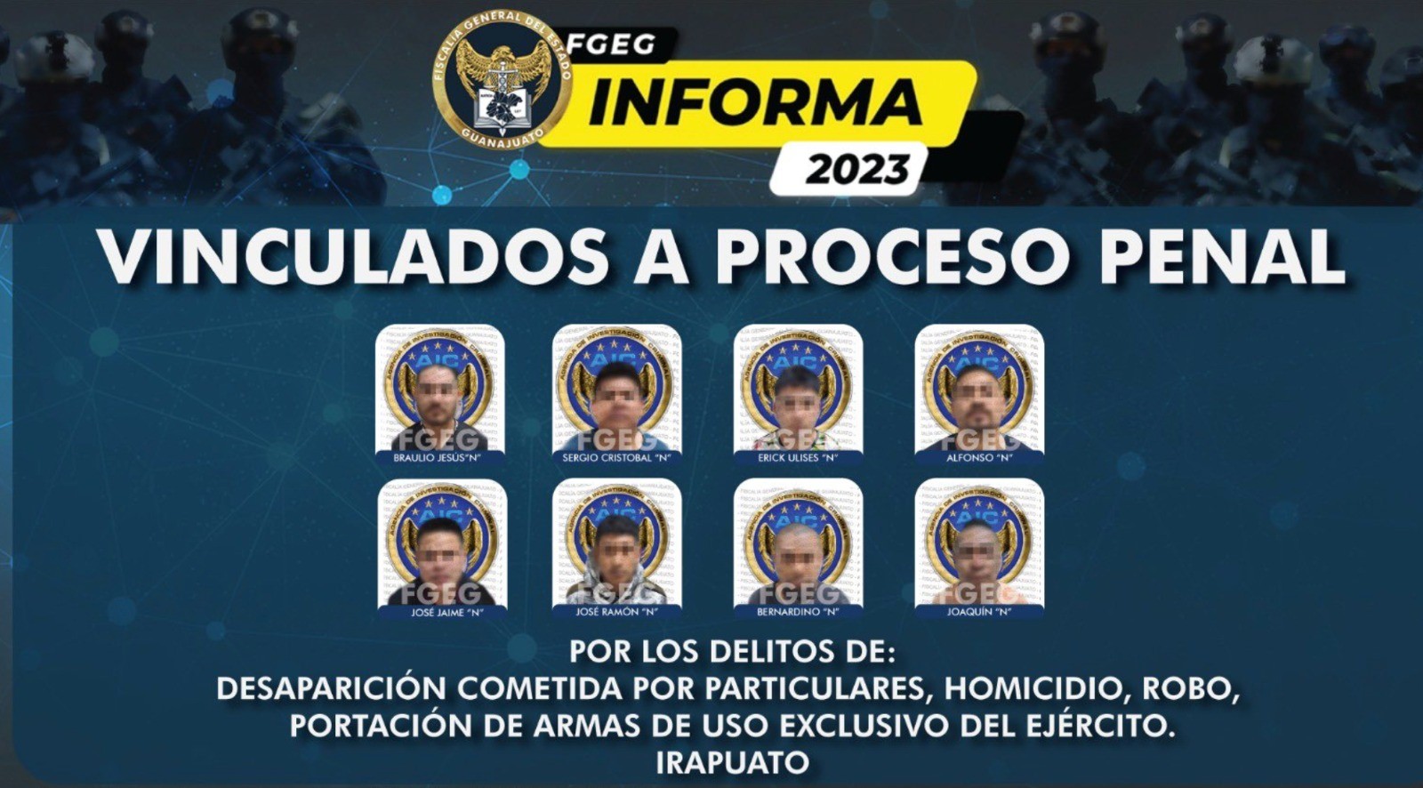 Vinculan a proceso penal a delincuentes por crimen de Jair Martínez